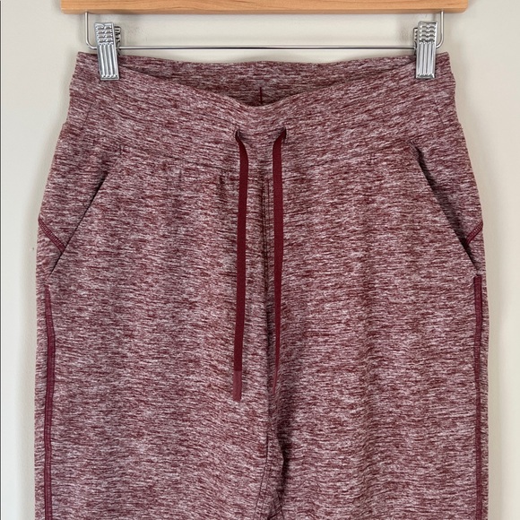 Lululemon Women's Align Jogger  Ready to Rulu Fleece Heathered Burgundy Sz 4 - Picture 2 of 6